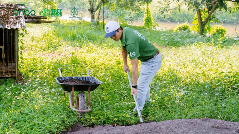 Cộng đồng TreeBoomers trực tiếp tham gia trồng cây, biến triết lý xanh thành hành động thực tế