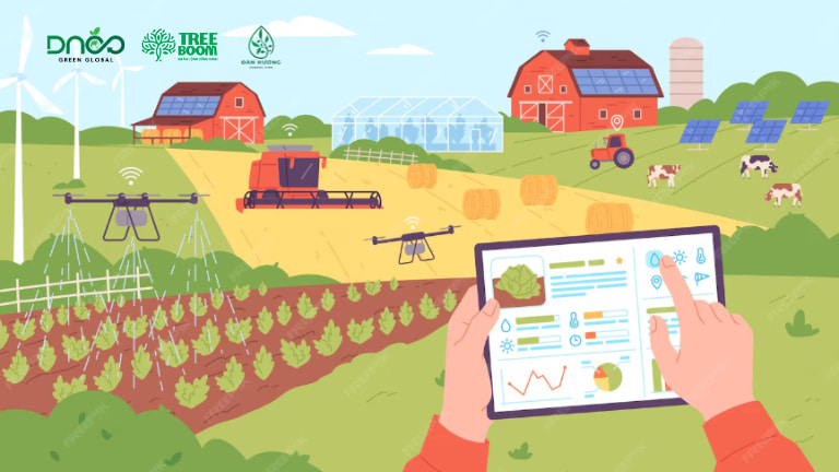 Công nghệ số giúp cây trồng được theo dõi và chăm sóc chính xác hơn